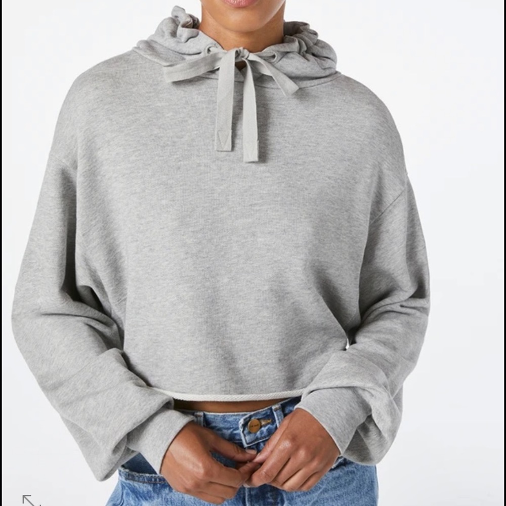 FRAME Crop Easy Hoodie